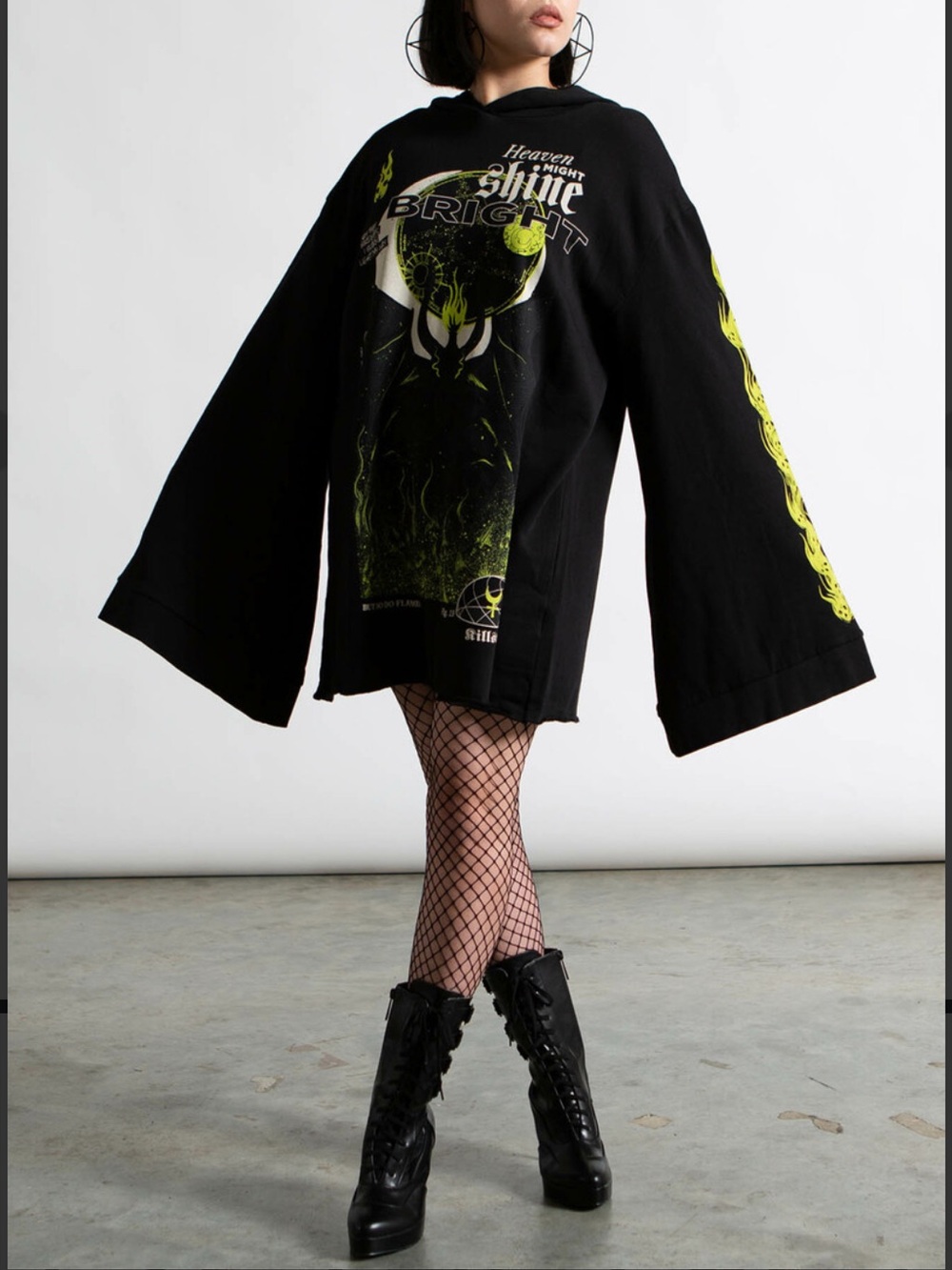 Killstar ‘Shine Bright’ Oversized Hoodie